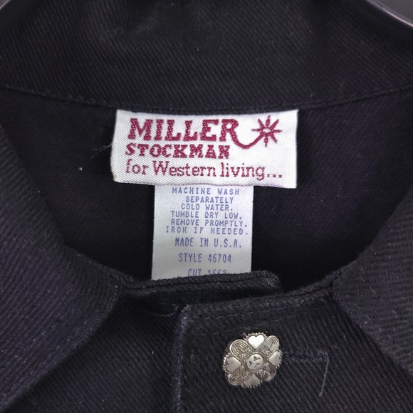 Miller Stockman Western Tailcoat Sz Small - Picture 3 of 8